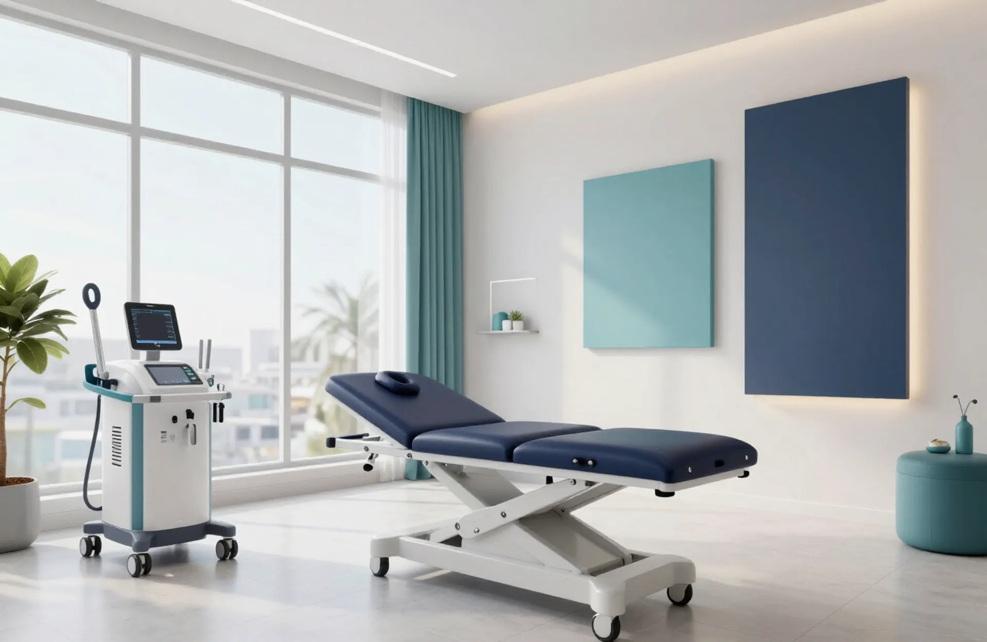 Interior of Range Physiotherapy Clinic in Al Kawther, Hurghada